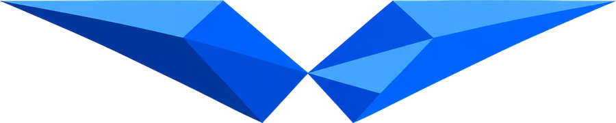 Fasetové okřídlené logo Valoria Webworks