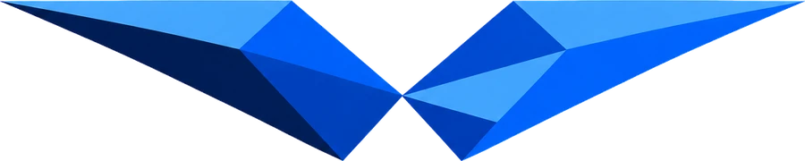 Fasetové okřídlené logo Valoria Webworks